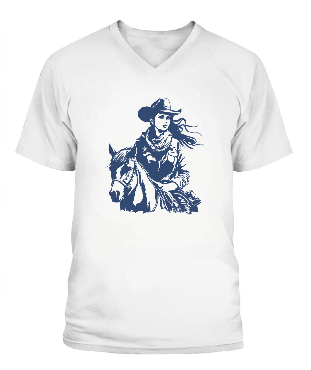 Lady'S V-Neck T-Shirt | Gildan 5V00L