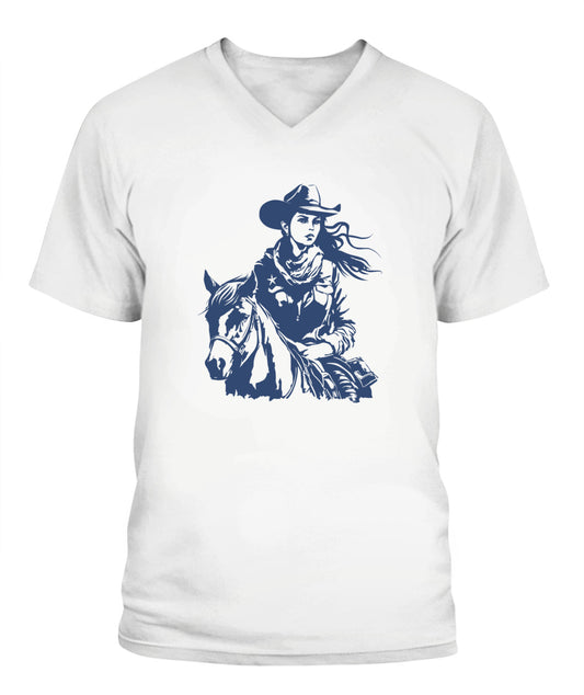 Lady'S V-Neck T-Shirt | Gildan 5V00L